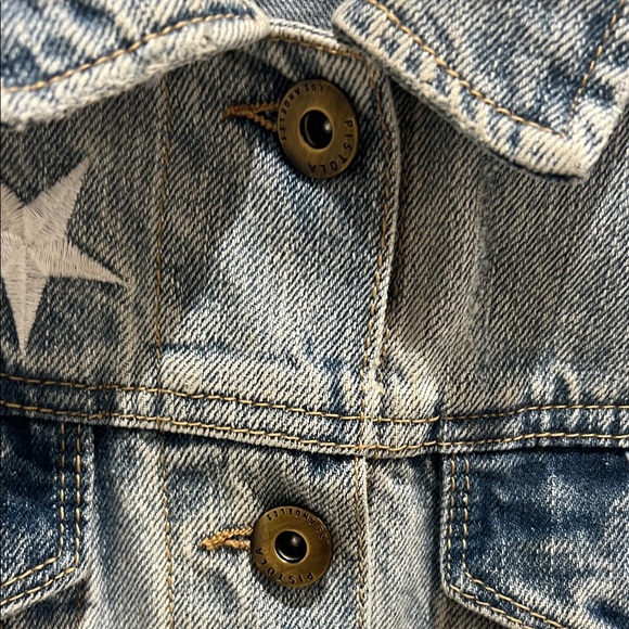 Pistola Blue Jean Jacket with White Star Accents - Picture 10 of 13